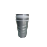 VASO 450 ML PLATA X10